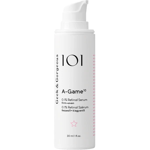 Geek&Gorgeous , Face serum with 0.1% retinal A-Game 10, 30 ml