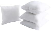 FENZA 18x18 Inch Solid White Pillow Insert, Pack of 1 Unit