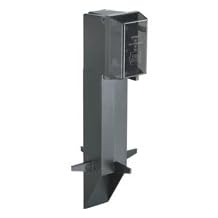 Arlington Industries - GPD19B - GARD-N-POST - 19.5 Low-Profile Enclosure With Built In Cover - Black