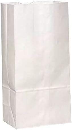 Duro 51002 White 2 Lb Paper Bag - 500 / CS