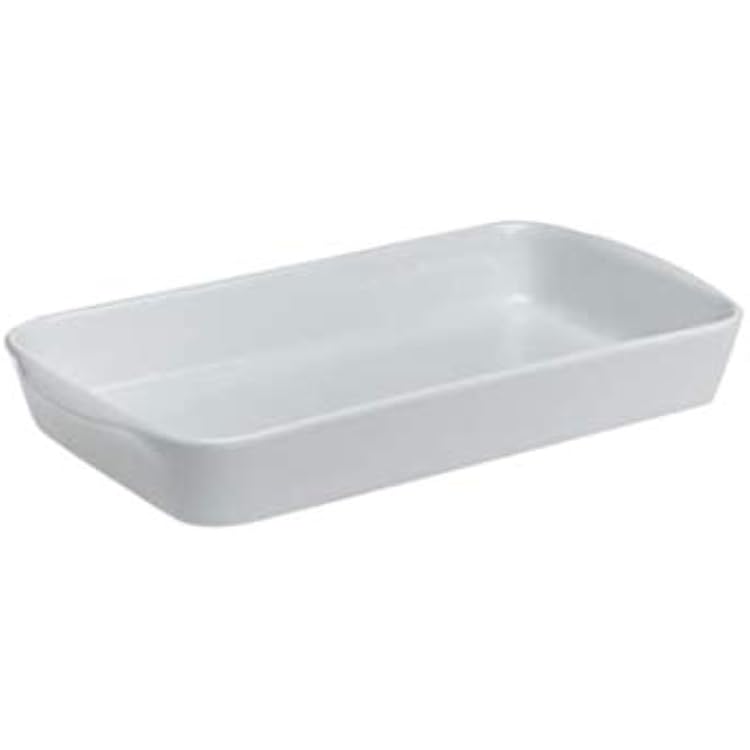 Pillivuyt Porcelain Large 3-Quart, 14-12-by-8-12-Inch Rectangular Baker