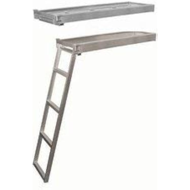 5 Step Tritoon Under Deck Pontoon Boat Ladder IHY-5