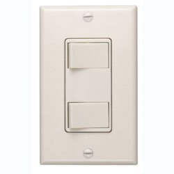 68V Broan Two-Function Controls - Ivory Finish
