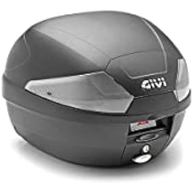 GIVI Monolock 29 Liter Top Case TECHEmbossed LogoClear Lenses