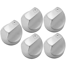 WB03X25889 Range Burner Control Knob Replacement Compatible for GE CGP350 & CGP650 Series: CGP350SET3SS, CGP650SET3SS, Replace 4920893, AP6837585, PS12709871, EAP12709871, 5 Pack by KOGUNXU