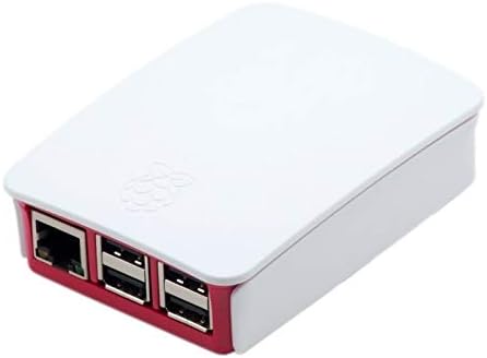 Raspberry Pi B+/2/3 Orijinal Muhafaza Kutusu - Beyaz, Kırmızı