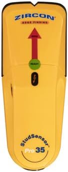 Zircon StudSensorTM Pro35 Stud Finder for Wood & Metal Studs, WireWarning