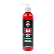 Tropic Isle Living Strong Roots Men Hair+ Body + Beard Wash - 3 in 1 for All Skin Types, Cleanse & Softens with Natural Jamaican Black Castor Oil Infused with Red Pimento