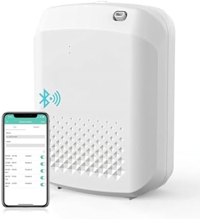 400ml Smart Fragrance Machine, Smart Atomizing Essential Oil Diffuser, Nebulizing Diffusion System, Electric Essential Oil Diffuser for Hotel, Family, Sauna, SPA (US