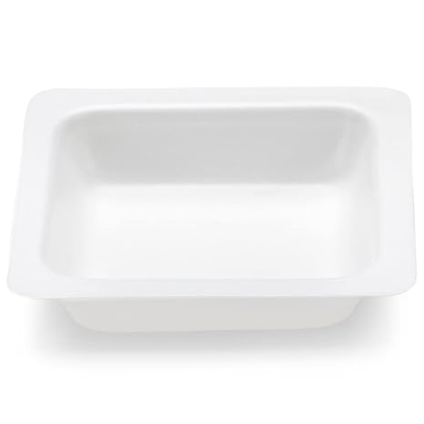 Weighing Boats by Globe Scientific, Square Shaped, Bendable Polystyrene, Disposable Scale Trays for Weighing & Mixing Liquid & Powder, Antistatic, 10mL Capacity, White, Case of 500 (3619-10)