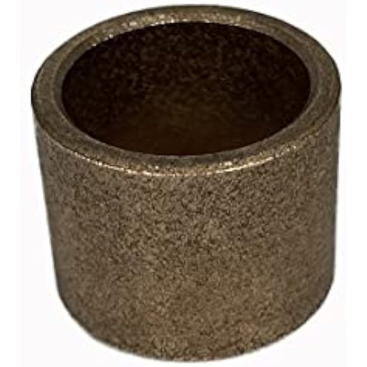 Manitou Bronze Bushing - Plain Bearing, Straight, Self-Lubricating, 1 ID, 1 14 OD, 1 Length, 0.23 lb, Oil Filled