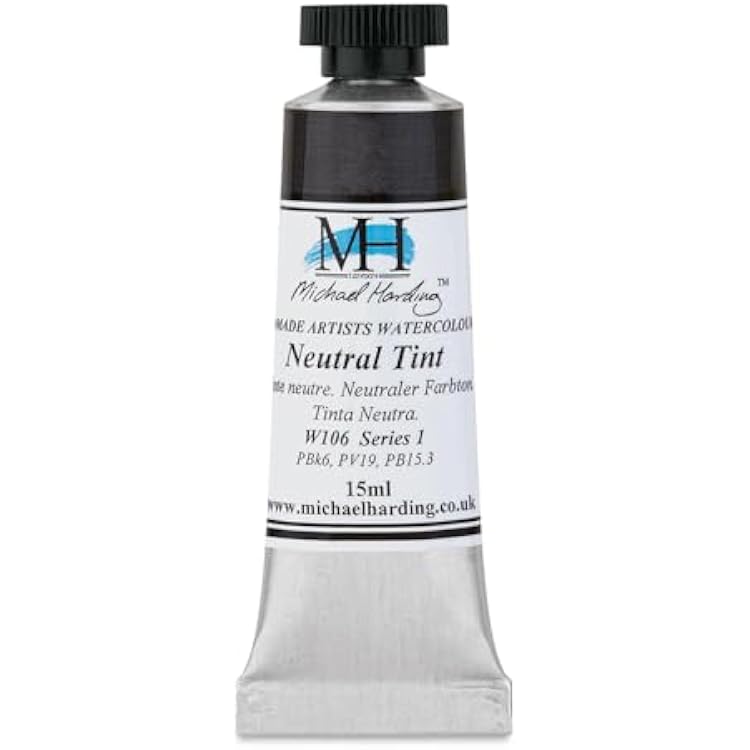 Michael Harding Professional Watercolors - 15ml Tubes Neutral Tint