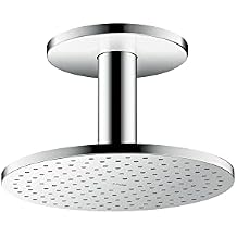 AXOR ShowerSolutions 10-inch Modern Showerhead 2-Spray with QuickClean in Chrome, 35365001
