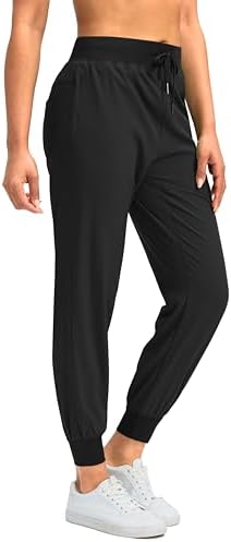 Soothfeel Womens Joggers with Zipper Pockets Lightweight Running Gym Travel Casual Workout Athletic Joggers Pants for Women