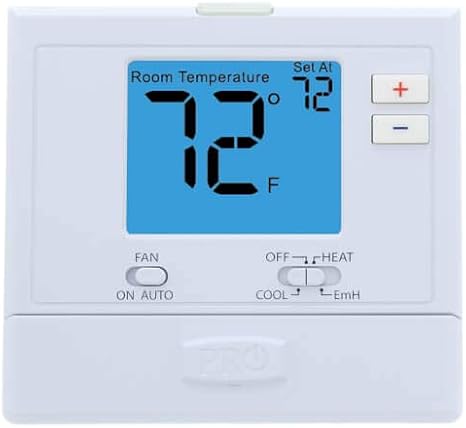 T721 Digital Non-Programmable, Multi-Stage Thermostat w/Heat Pump (2H/1C)
