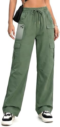Womens Cargo Pants 2830 Lightweight Quick Dry Casual Travel Pant Streetwear for Work Hiking Outdoor with 8 Pockets
