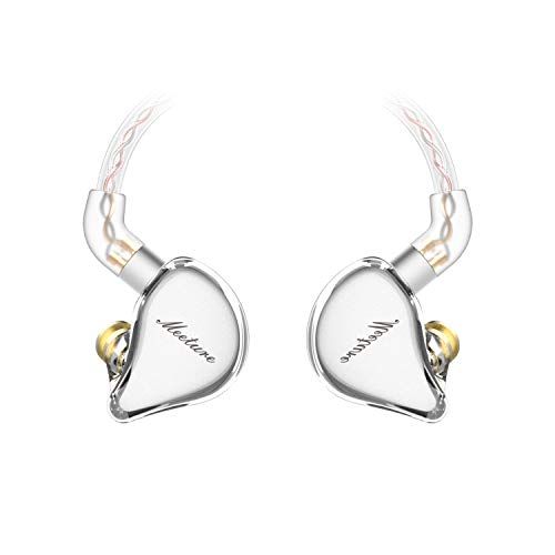 SIMGOT MT1 in Ear Monitor Headphones with Dynamic Driver, HiFi Wired Earbuds Detachable Cable with Mic, Noise Isolating IEM Earphones Clear Sound and Depth, Gaming Earbuds for Phone Computer Tablet