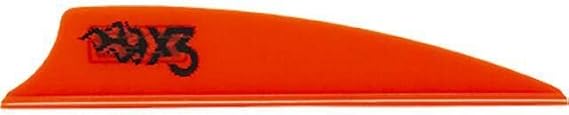 BOHNING X3 VANES 2.25" Shield Cut Neon Orange, 36pk