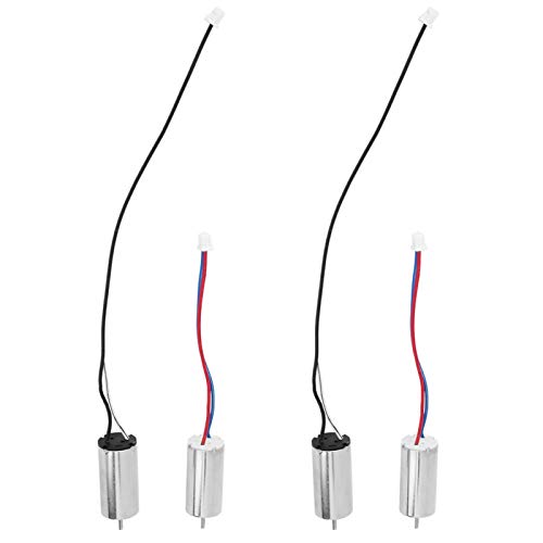 Mini Motor, 4pcs DC 3.7V 44000RPM Brush Motor 10x20mm Micro Motor Wire Mini Generator Robotic Steering Motor Suitable for Robot Steering Gear Drone