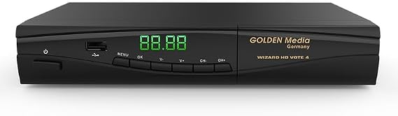 Golden Media 12/240v Wizard HD Vote 4 DVB-S2, DVB-C / T2 Combo Satellite & Terrestrial Receiver