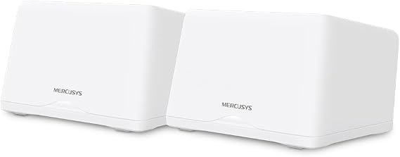 Mercusys Halo H47BE(2-Pack) | Wi-Fi 7 Mesh Sistemi | BE9300 Mbps Hız | Fiber Uyumlu | Üç Bant | 3x 2.5G Port | 6 GHz | MLO | WPA3 | 550 m² Kapsama | Windows & Mobil Uyumlu