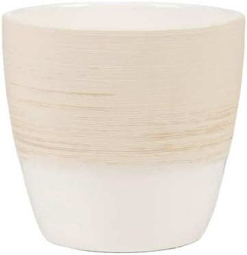 SCHEURICH USA 55728 Planter, 6.25", Vanilla