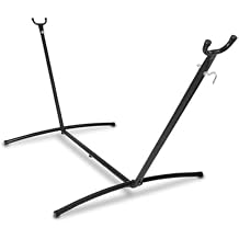 SZHLUX 9 FT Hammock Stand Only,Heavy Duty Hammock Stand, Portable Steel Stand Only for Outdoor Patio or Indoor, 450LBS Weight Capacity