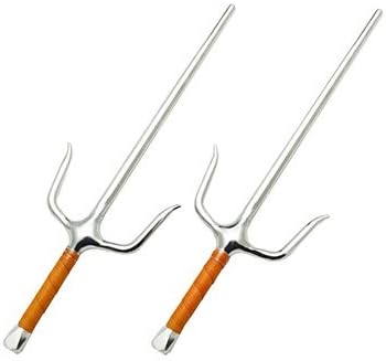 Japanese Octogan Sai - Chrome Finish - 19.5 inch Length