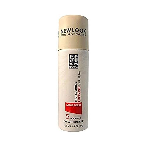 Salon Grafix Freezing Hair Spray, Mega Hold, 1.50 oz.