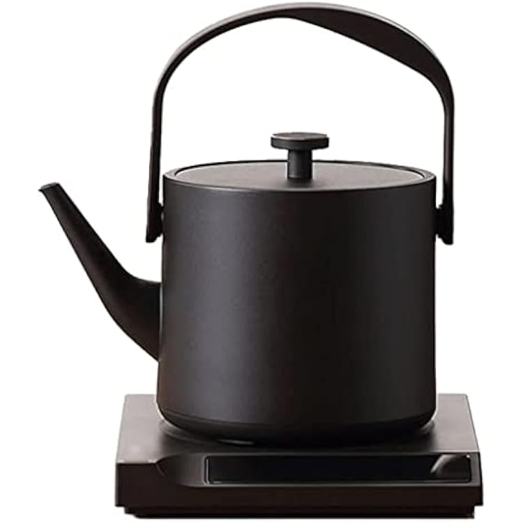 Classic Electric Kettle 600ml with Keep Warm Function, Fast Boiling, Silent Operation, Touch LED Panel, Black Hot Water Boiler for Easy Use