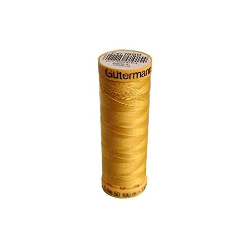 Gutermann Natural Cotton Thread 110 Yds: Dark Yellow