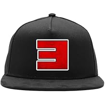 Eminem Men's Reverse E Snapback Baseball Cap Adjustable Black