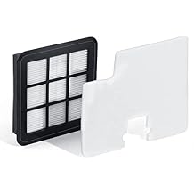 Aspiron Replacement Inlet HEPA-H12 Filter Part & Outlet Sponge Part for AS-CA006 Canister Vacuum Cleaner, Washable, Vacuum Cleaner HEPA Style Filter Fits