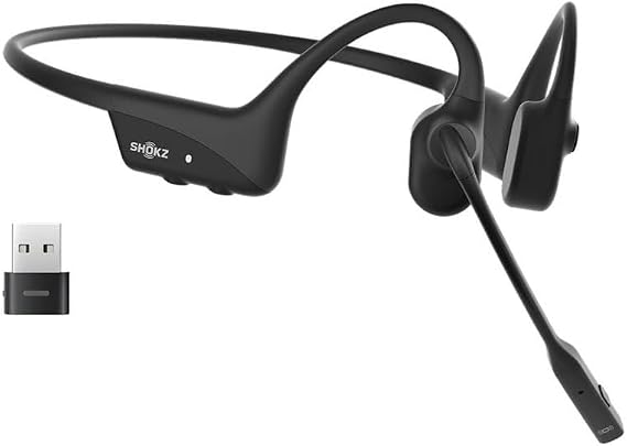 SHOKZ OPENCOMM2 UC Bone Conduction Bluetooth Headset - Black