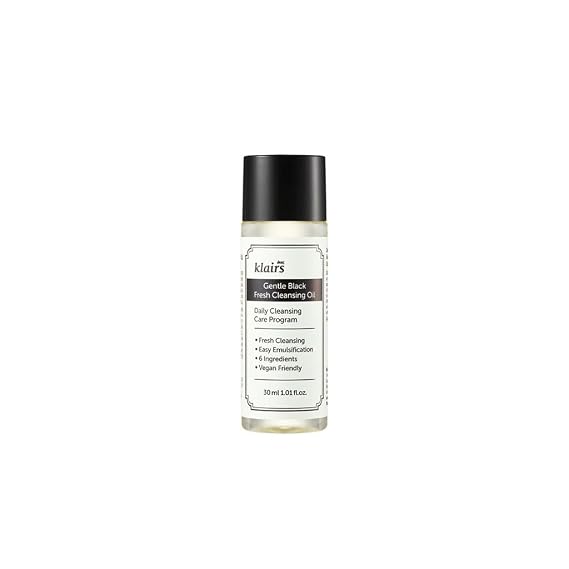 DearKlairs Cleansing Oil Korean Makeup Remover 6 Plant Oils, 1.01 Fl Oz