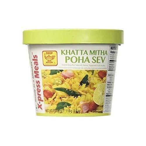 Pack Of 3 - Deep X-Press Meals Khatta Mitha Poha Sev - 110 Gm
