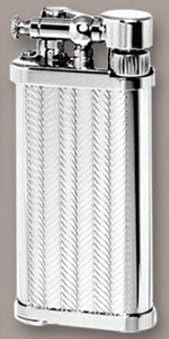IM Corona Old Boy Silver Herringbone Pipe Lighter