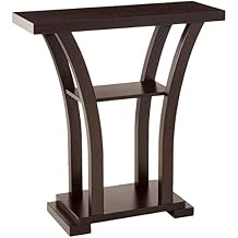 Crown Mark Draper Console Table, Espresso