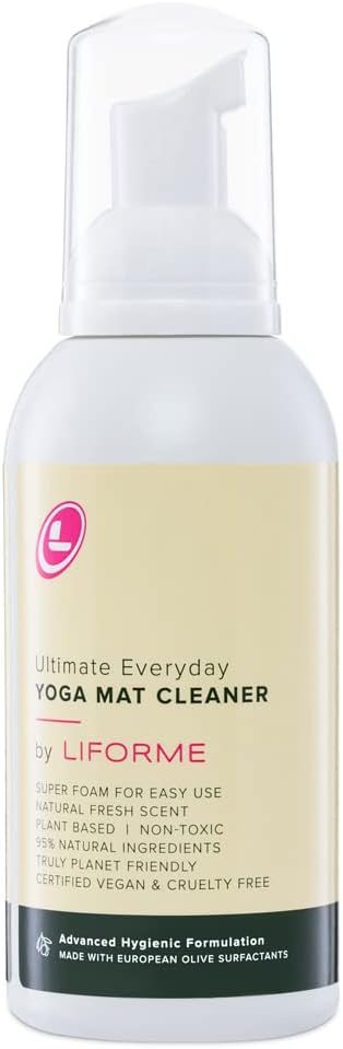 LIFORME Ultimate Everyday Yoga Mat Cleaner, Eco-Friendly, Natural & Organic