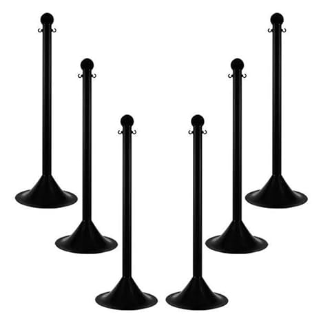 Mr. Chain Stanchion, Black, 41 in (91503-6)