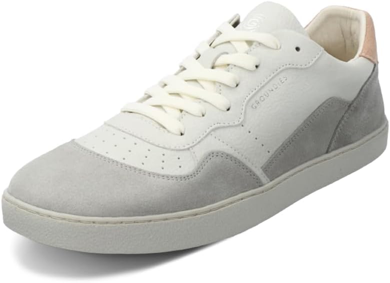 GROUNDIES® Nova Women's Barefoot Shoes, Trainers, Low Street Shoes, Low Shoes, Everyday Shoes, Casual Shoes, Flexible, Lightweight, Non-Slip, Flat, Wide Leather