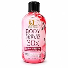 Deli Skin Body Booster Serum 30x Gluta Arbutin 300ml Lightweight Hydrating Body Serum with Niacinamide, Vitamin C & Hyaluronic Complex