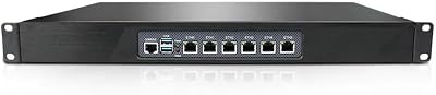 Partaker 1U Firewall Appliance, OPNsense, VPN, Firewall Hardware, Router PC, Intel J4125, S03, AES-NI, 6 x 2.5GbE I226-V, Console, VGA, DDR4 16G RAM, 512G SSD