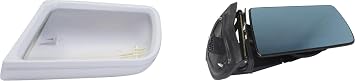 Kool Vue Driver Side Power Heated Mirror for Mercedes Benz E320 E300 1997-1999 With Memory Paintable
