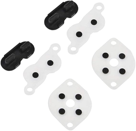 Comimark 2Set Silicon Rubber Button Replacement for NES Conductive Pads Controller Gamepad