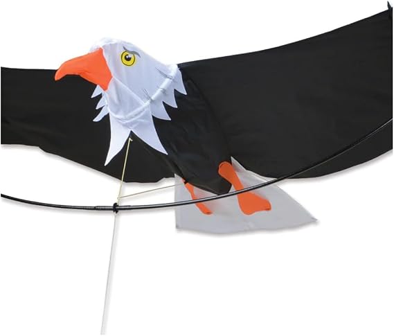 Premier Kites 7 Ft Bald Eagle 3D Kite Big Kite for Adults and an Easy to Fly Kite for Kids | Large Eagle Kite Has a Huge 86 inch Wingspan and a 41 inch Body