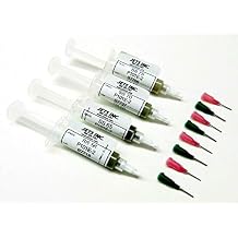 JTS Silver Solder Paste E-Soft Easy Medium & Hard 1/4 Toz. Syringe Soldering Paste Made in USA