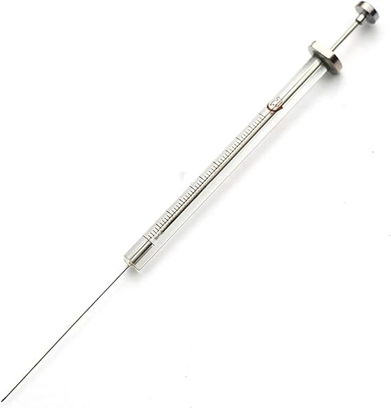 Glass Micro Syringe Lab Microliter Trace Injector With Sharp Needle Tip (250ul)