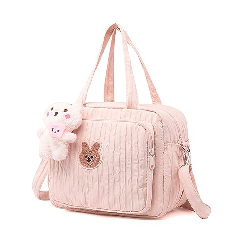 C-Pink Diaper Tote - Maternity & Travel Bag for Mommy, Baby & Stroller - Nappy Bags