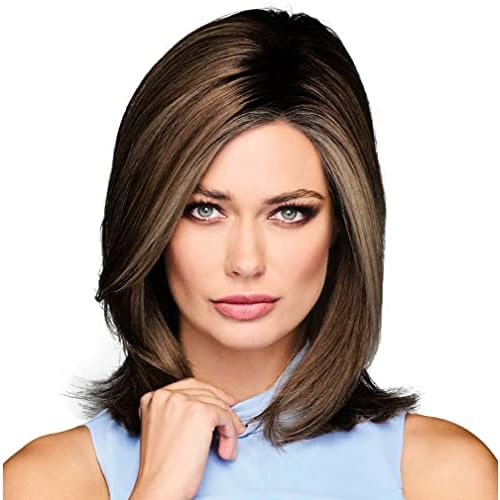GABOR OWN THE ROOM Long Layered Mid-Length Wig, Easy to Care For Designer Series by Hairuwear, Average Cap Size, GF4-10SS Iced Java